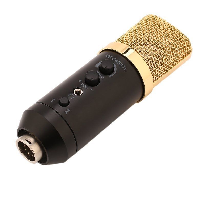 Mic thu âm MK-F400TL dành cho điện thoại va máy tính - Micro karaoke cho điện thoại và máy tính MK F400TL - MK F400