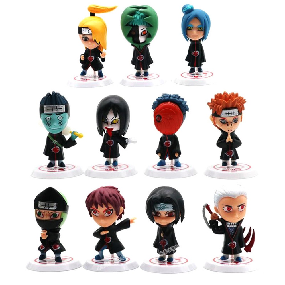 TOBI Set 11 Mô Hình Nhân Vật Phim Hoạt Hình Naruto Bằng Pvc