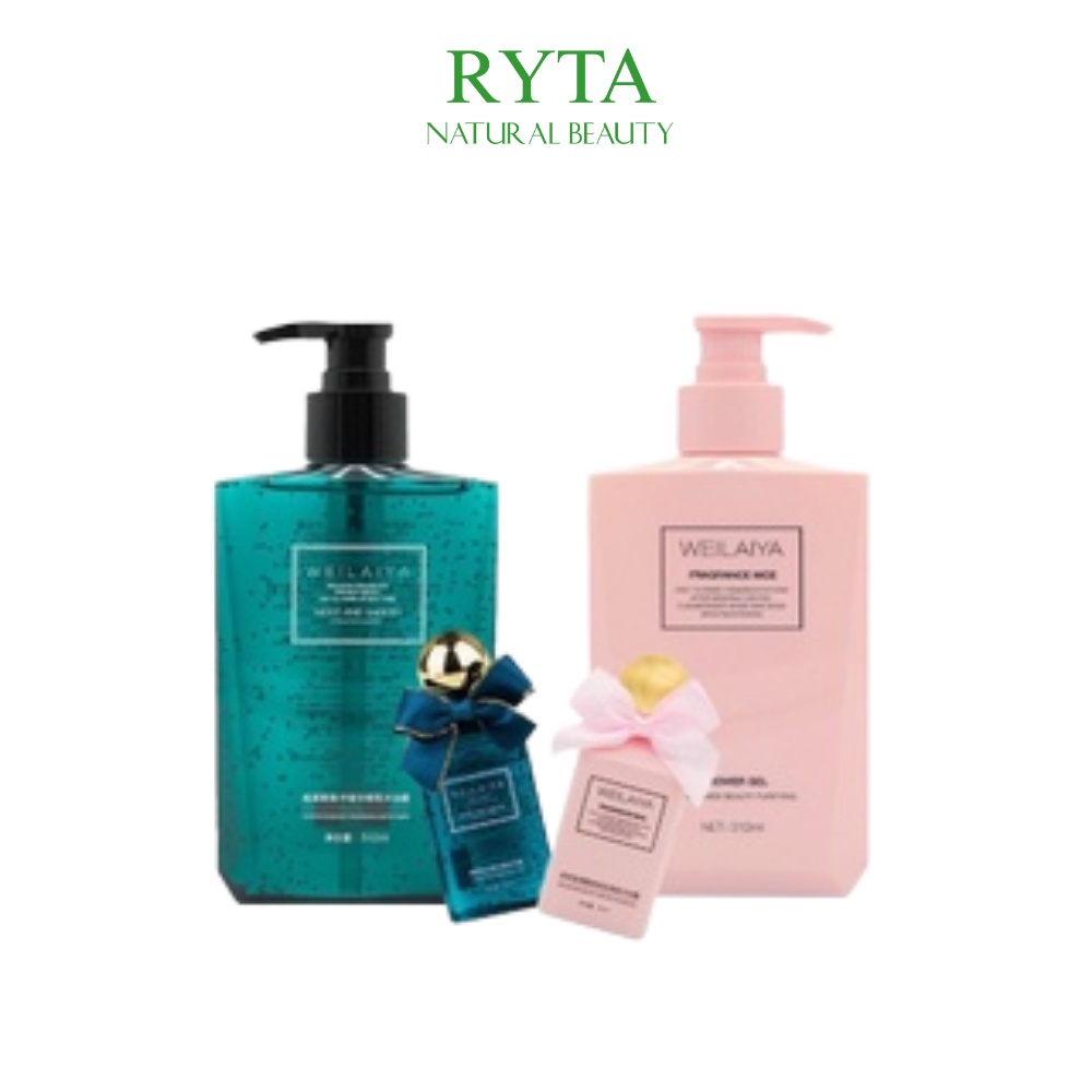 Sữa tắm trứng cá tầm dưỡng ẩm hương nước hoa Weilaiya 312ml - RYTA NATURAL BEAUTY