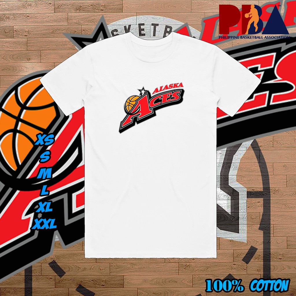Mẫu áo thun in hình PBA Team Basketball Alaska Aces New Trend Fashion Design  (J8) độc đẹp giá rẻ