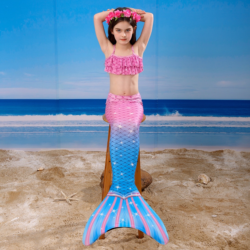 Bikini Ba Mảnh Hình Nàng Tiên Cá Cho Bé Gái