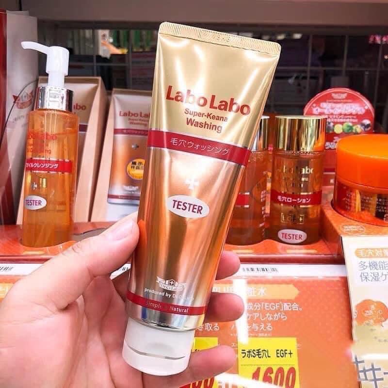 Sữa rửa mặt se khít lcl labolabo 120g Nhật Bản