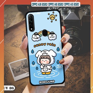 Ốp Oppo A31 2020/ A8 2020/ A3 2020  - lưng nhám viền dẻo ngộ nghĩnh