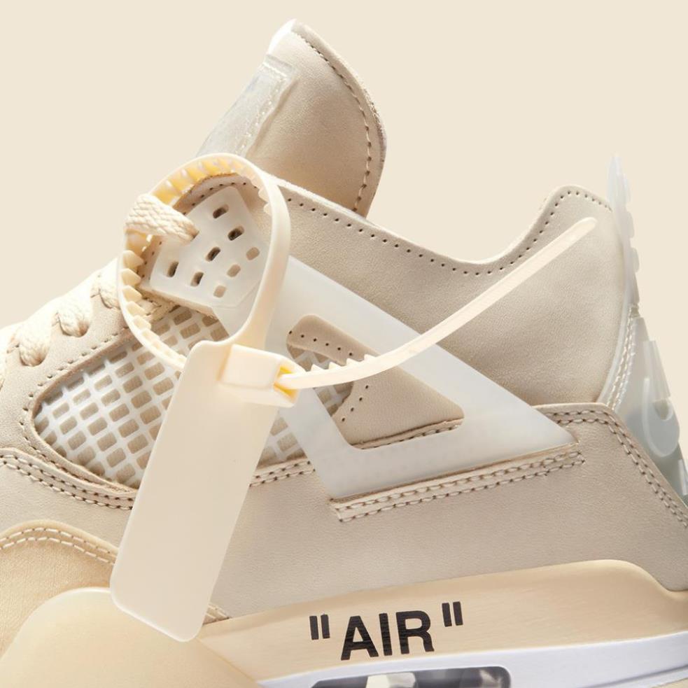 Giày Thể Thao JD4 Off White Sail màu kem tặng 3 dây kèm Full Box Bill phụ kiện [Giày Jodan 4 bản chuẩn] | BigBuy360 - bigbuy360.vn