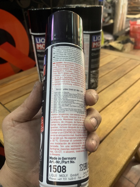 Chăm sóc, bảo vệ và bôi trơn xích Liqui Moly 250Mil