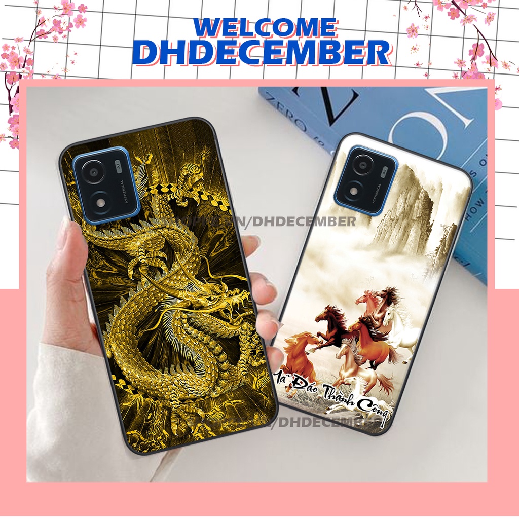 Ốp lưng Vivo Y01 in hình thư pháp tâm an vạn sự an ,mã đáo thành công SIÊU CHẤT