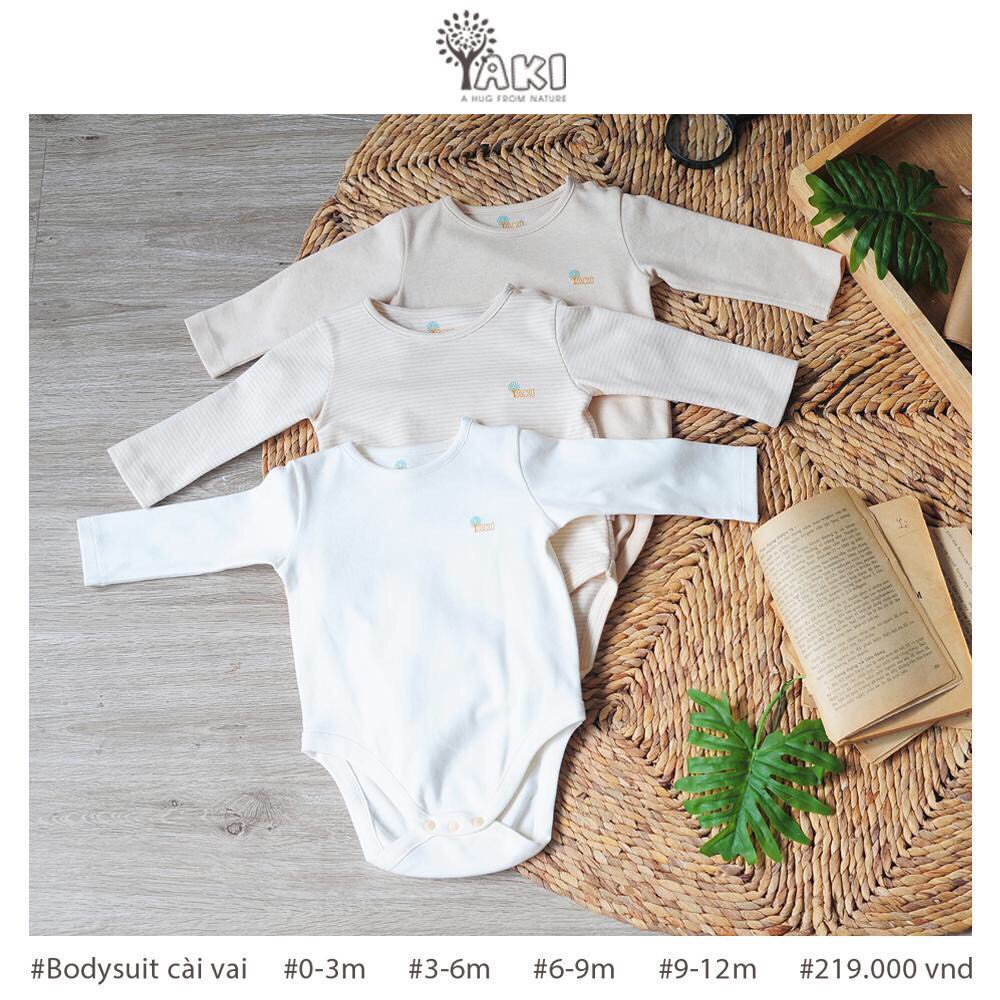 [SALE 129K] Body Chip Hãng YAKI Hàng Thu Đông Cho Bé Sơ Sinh Đến 9-12m