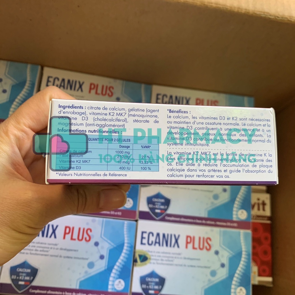 Viên uống bổ sung Canxi Ecanix Plus
