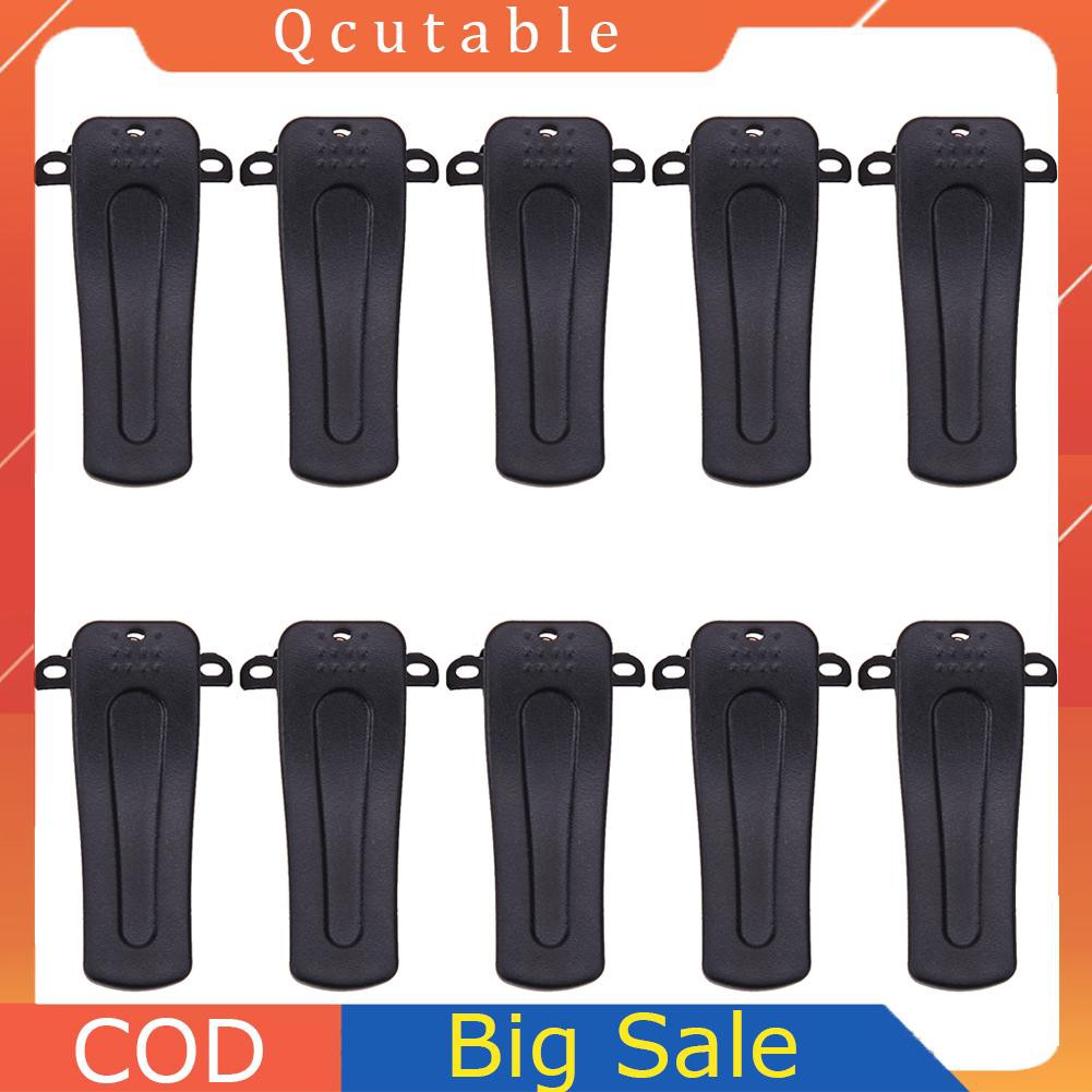 Set 10 kẹp thắt lưng cho bộ đàm 2 chiều Retevis H777 Baofeng Bf-666S 777s Bf-888S tiện lợi chất lượng cao
