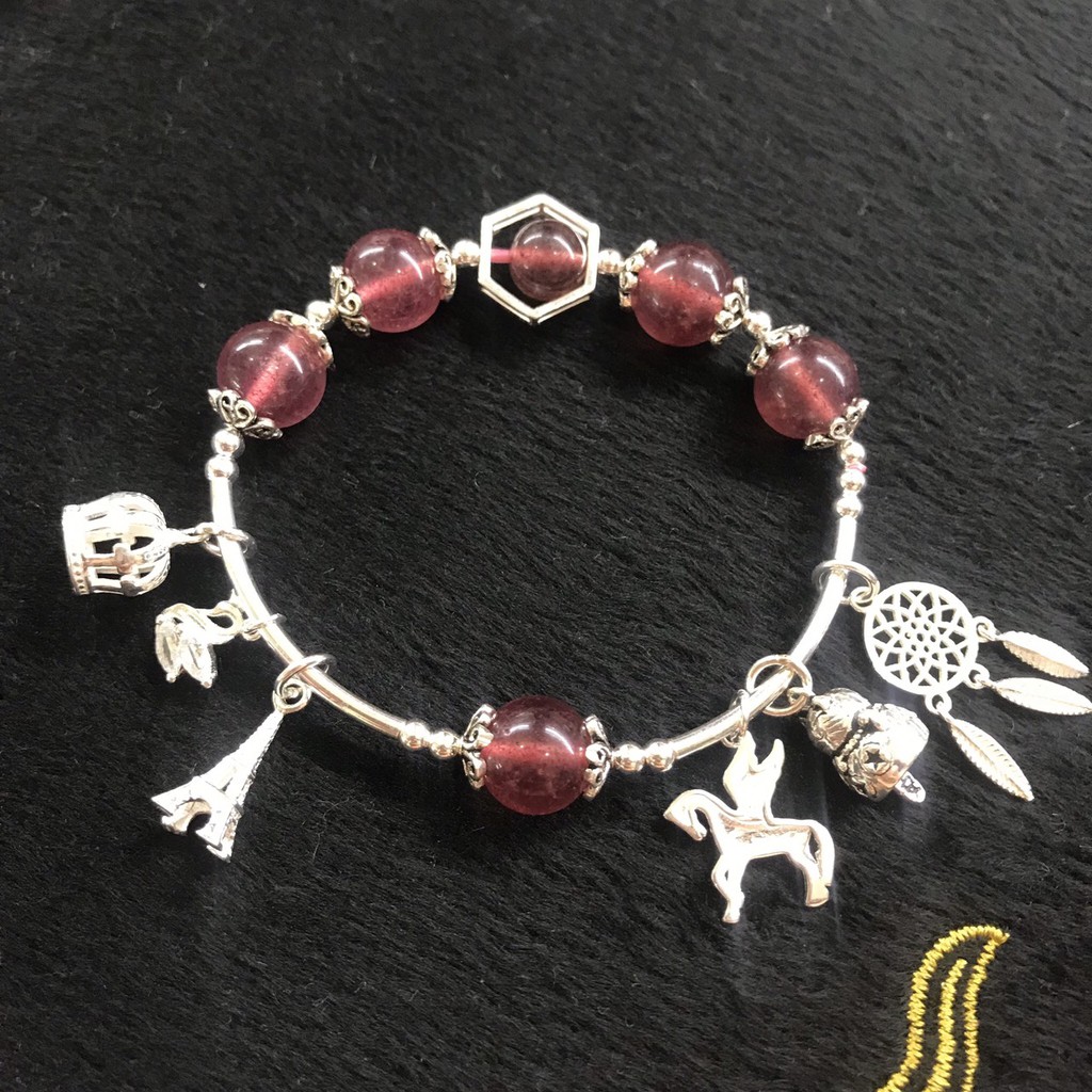 Charm bạc móc treo ngựa kỳ lân có cánh - Charm Bạc 925 - Mã CB175