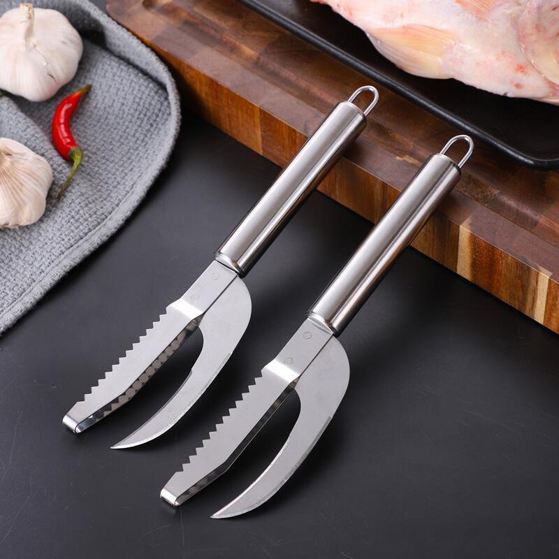 DAO MỔ CÁ, LÀM LÒNG GÀ , VỊT ĐA NĂNG BẰNG THÉP KO RỈ MẪU MỚI SIÊU BỀN.hungvn,QB