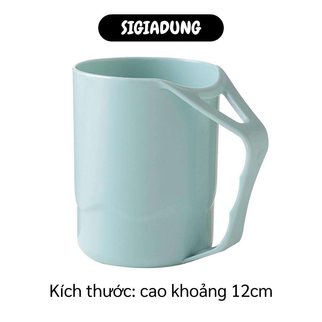 [SGD] Cốc Đánh Răng - Ly Nhựa Đánh Răng Đựng Bàn Chải Sáng Tạo Có Tay Cầm Tiện Lợi 9350