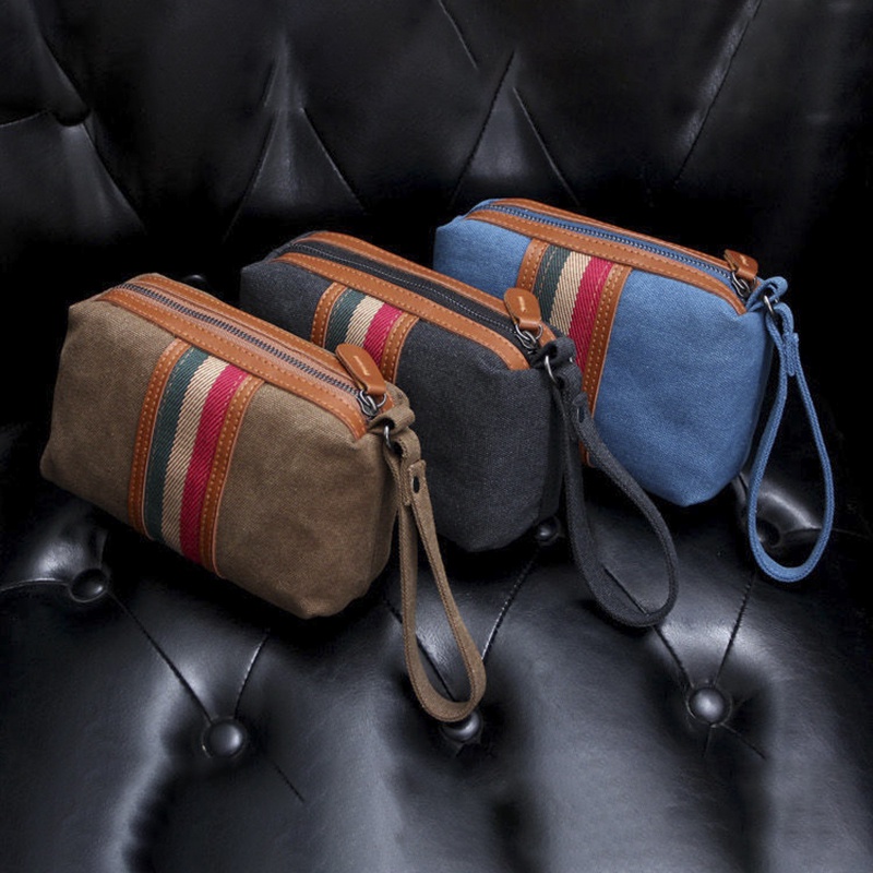 Ví Vải canvas Cầm Tay Thời Trang Cho Nam 512