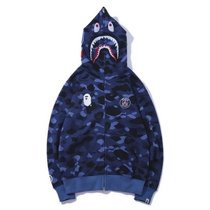 Mới Áo Hoodie Bape Hình Cá Mập Dạ Quang Thời Trang Cá Tính Cho Nam Nữ
