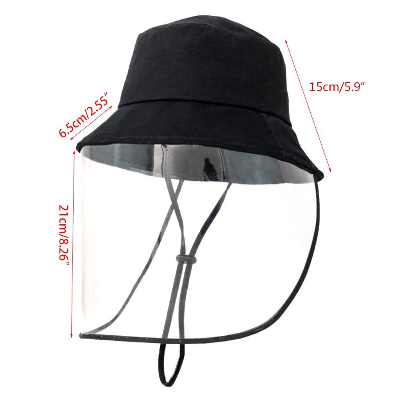 Mũ Có Tấm Chắn Bảo Vệ Mặt Chống Sương Mù Chống Giọt Bắn An Toàn Dành Cho Nam Và Nữ