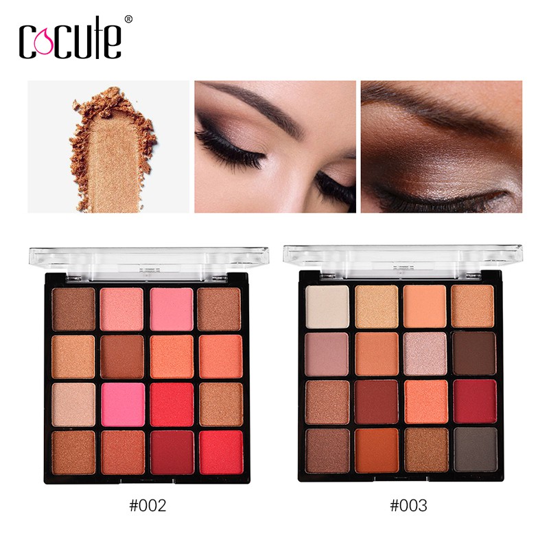 Bộ 5 món mỹ phẩm COCUTE tùy chọn gồm son môi + bút kẻ lông mày + mascara + phấn mắt và cọ tán phấn độc đáo | BigBuy360 - bigbuy360.vn