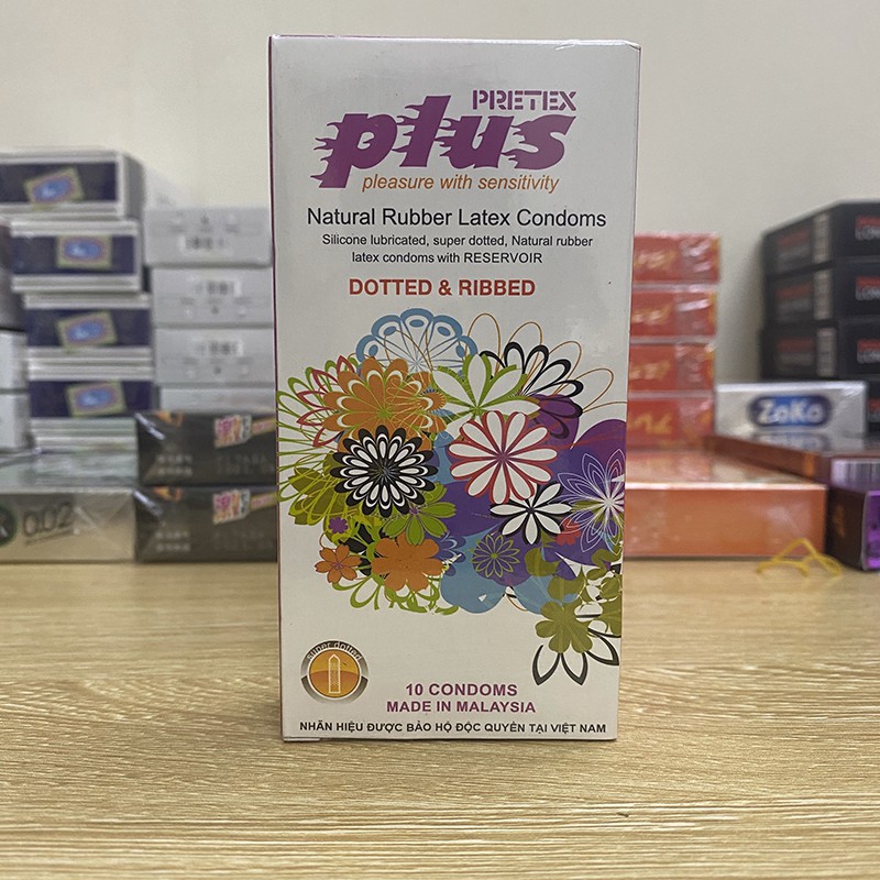 Bao cao su PRETEX PLUS ( Hộp 10 cái ) Chính hãng