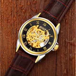 ĐỒNG HỒ NAM BOSCK AUTOMATIC - DÂY DA NÂU