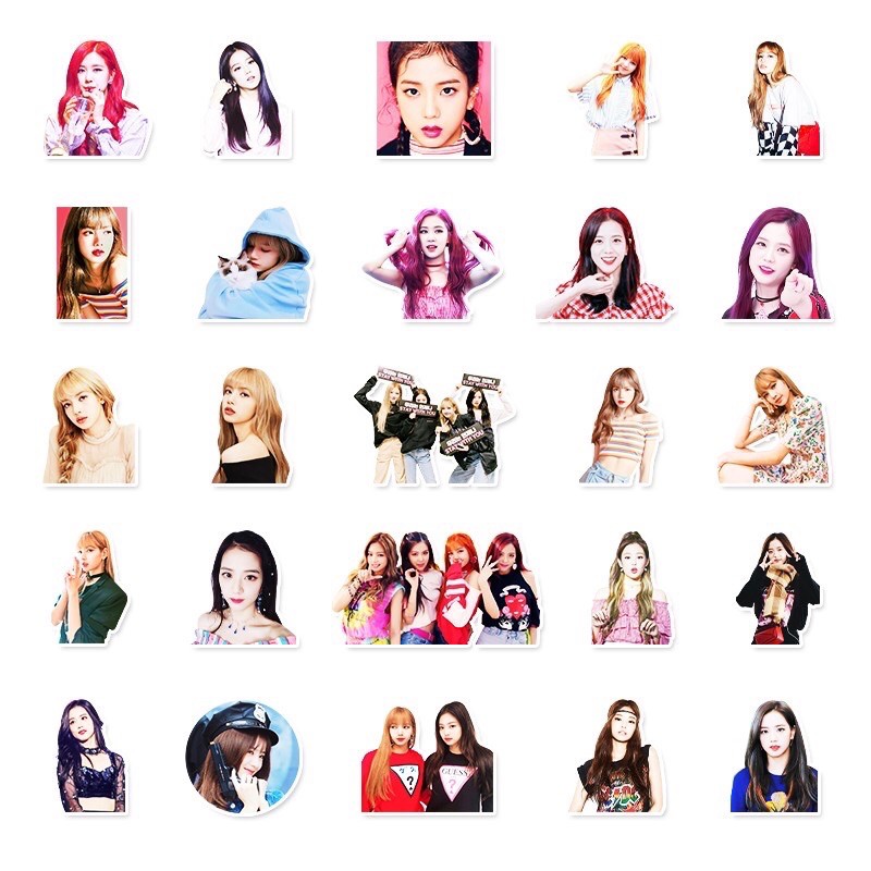 10 Sticker dán hình blackpink idol kpop