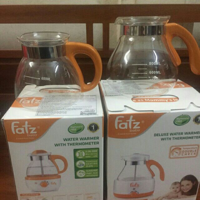 Bình thủy tinh Fatz baby 600/800ml của máy hâm nước pha sữa