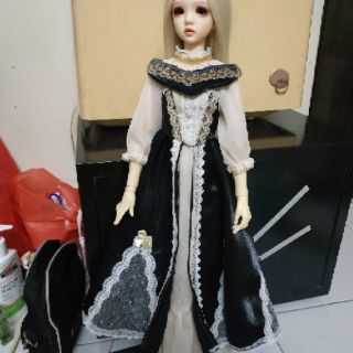 Set đầm quý tộc nữ cho búp bê bjd