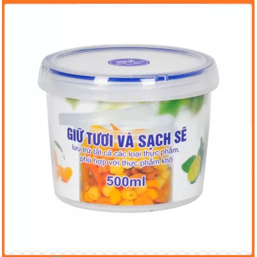 Hộp bảo quản thực phẩm có nắp hít hiệu Song Long 2512 500ml