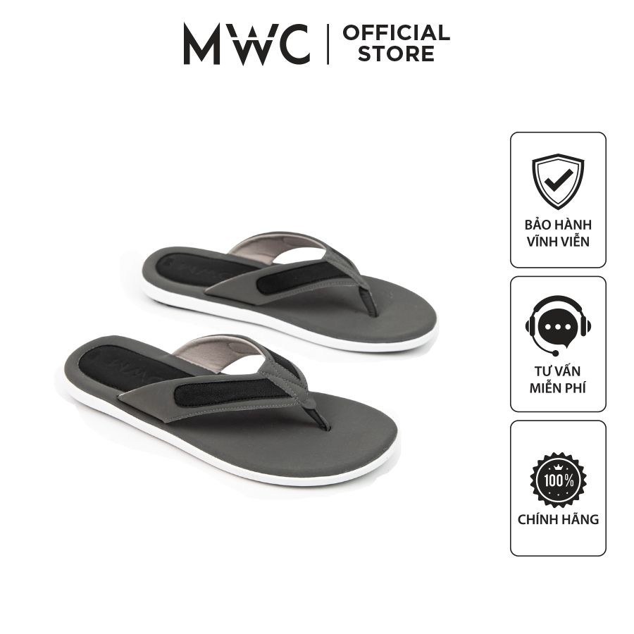 Dép MWC 7673 - Dép Lê Nam Quai Kẹp Đế Bệt Quai Dù Phối Màu Cá Tính ,Dép Nam Xỏ Ngón Êm Bền Đẹp, Mẫu Mới, Giá Tốt