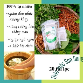 Ngâm Chân Thảo Mộc Sơn Dung - dạng bột, đóng túi lọc tiện dụng, dùng được cả cho mẹ bầu và trẻ nhỏ, NC0.5&1(2)