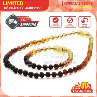 Bộ vòng amber úc cho bé 0 - 10 tuổi svabcvcv
