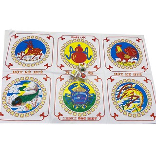 Bộ bầu cua tôm cá- bầu cua cá cọp giấy