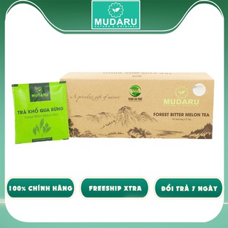 Trà khổ qua rừng hỗ trợ đề kháng tốt cho sức khỏe Mudaru chính hãng 1 hộp 50 túi lọc