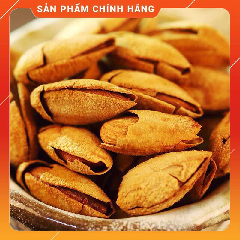 Hạt Hạnh Nhân ❤️FREESHIP❤️ Cao Cấp Lao Jie Kou 120G -Vỏ Mỏng Hạt To Vàng Tươi Thơm Giòn Ngậy❤️ Momo mart