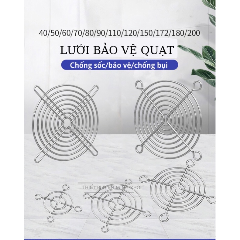 Lưới bảo vệ quạt tản nhiệt nhiều kích thước,tấm bảo vệ quạt tản nhiệt