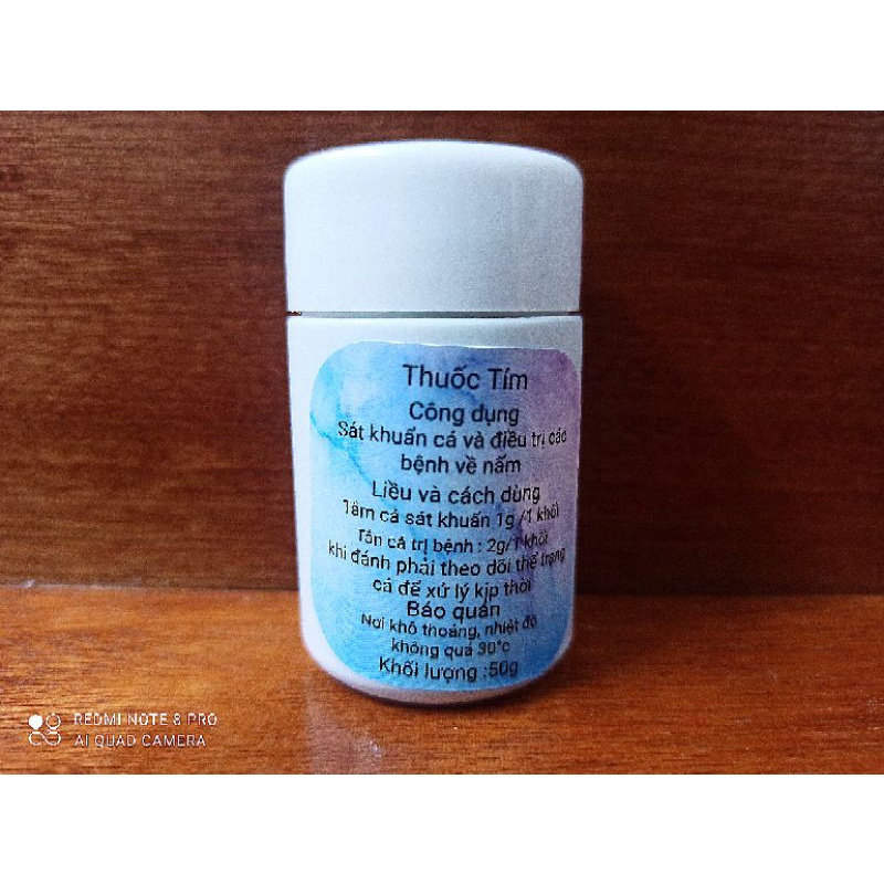 Thuốc Tím Phòng Trị Bệnh Cho Cá