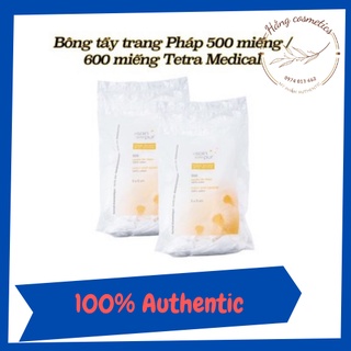 BÔNG TẨY TRANG TETRA LE SOIN LARETAT PUR 600 MIẾNG CỦA PHÁP