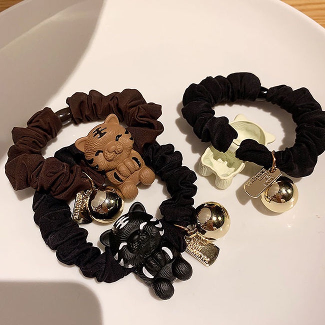 Dây buộc tóc cao su họa tiết hoạt hình dễ thương phong cách Hàn Quốc cho nữ