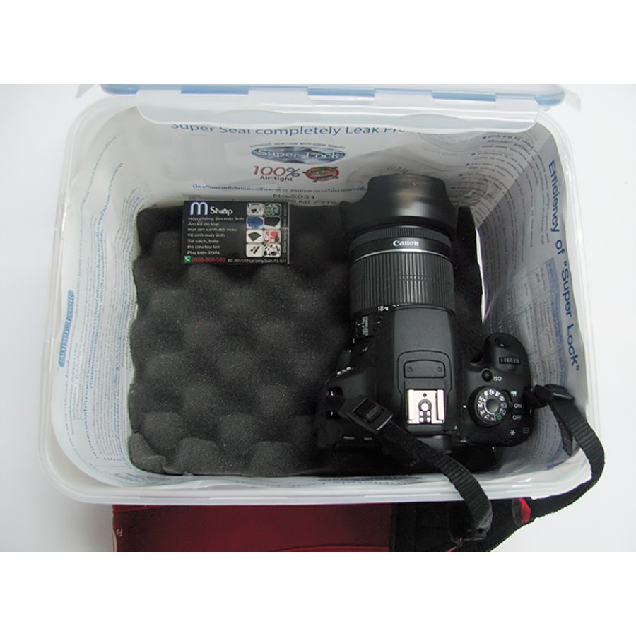 HỘP CHỐNG ẨM MÁY ẢNH SUPERLOCK THAILAND 8400ML