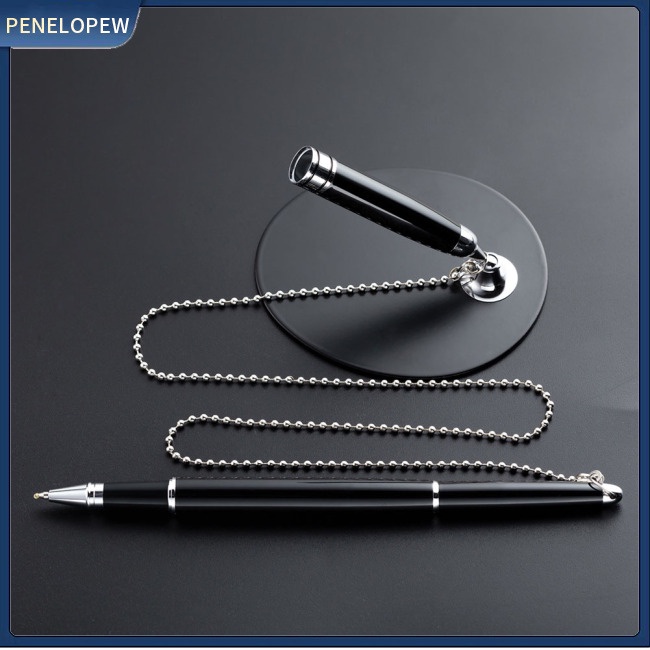 Giá Đỡ Bút Ký Tên Để Bàn Văn Phòng Phẩm Bằng Kim Loại An Toàn Tiện Lợi