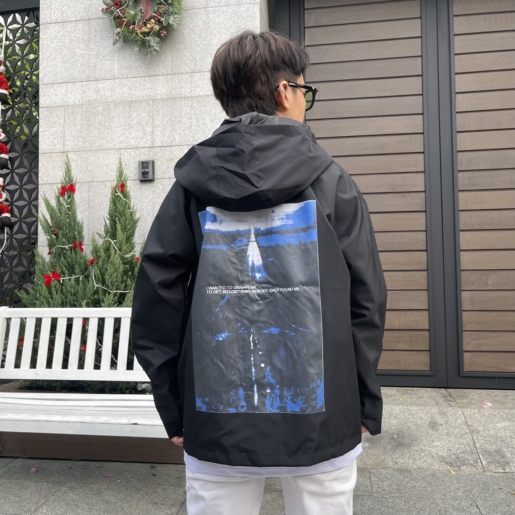 Áo khoác dù In xanh 🔥SALE 50% hôm nay 🔥- UNISEX cao cấp giá rẻ