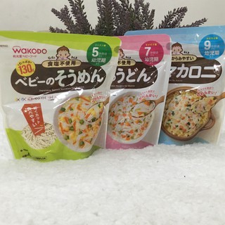 Mì somen và nui Wakodo, Nhật Bản 130 grams cho bé 5m+