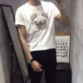 Áonthun hoạ tiết chó có bigsize