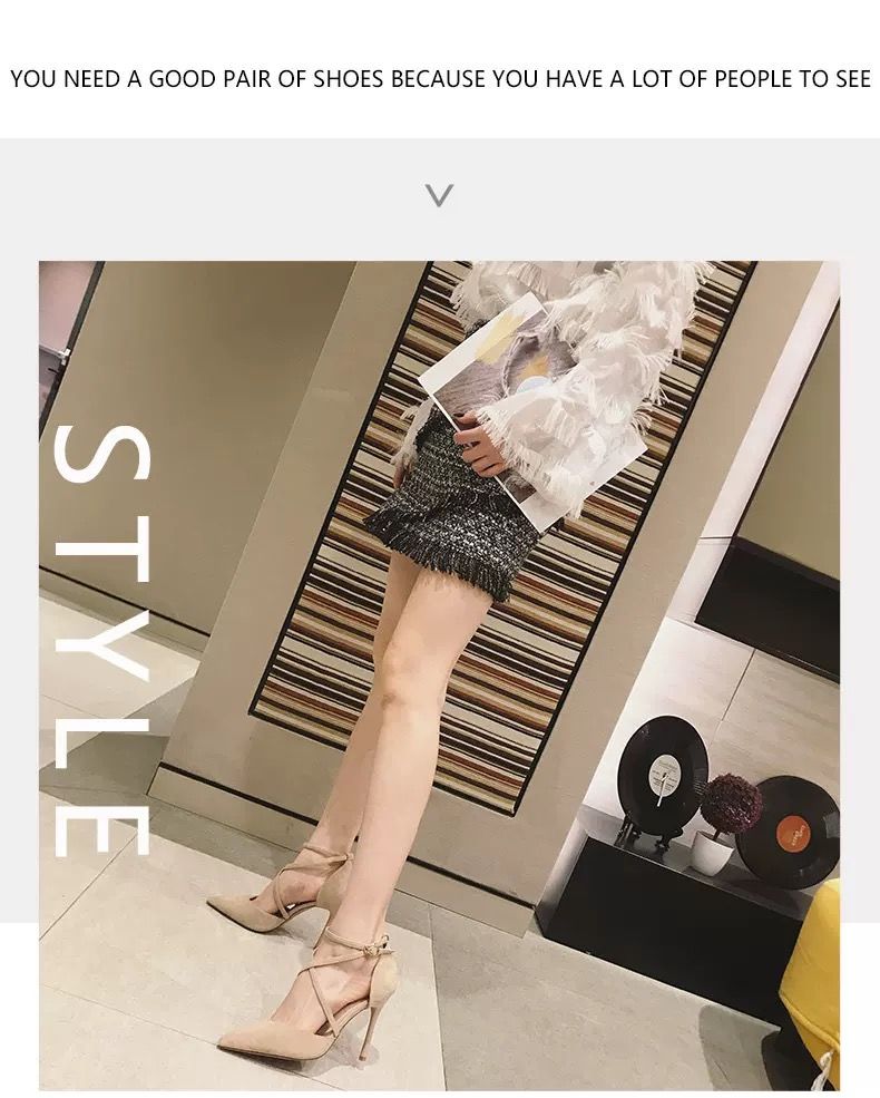 Giày Cao Gót Mũi Nhọn Quyến Rũ Cho Nữ 2021