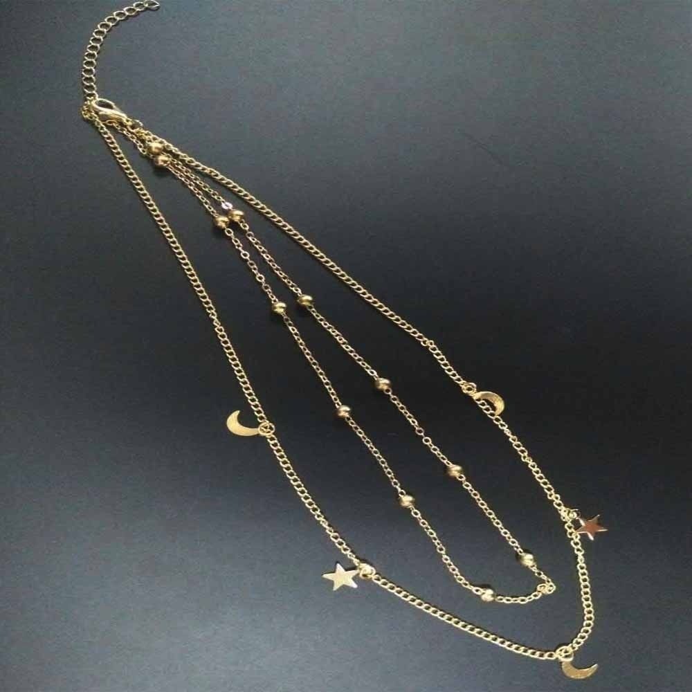 Vòng cổ Choker họa tiết ngôi sao / mặt trăng thời trang