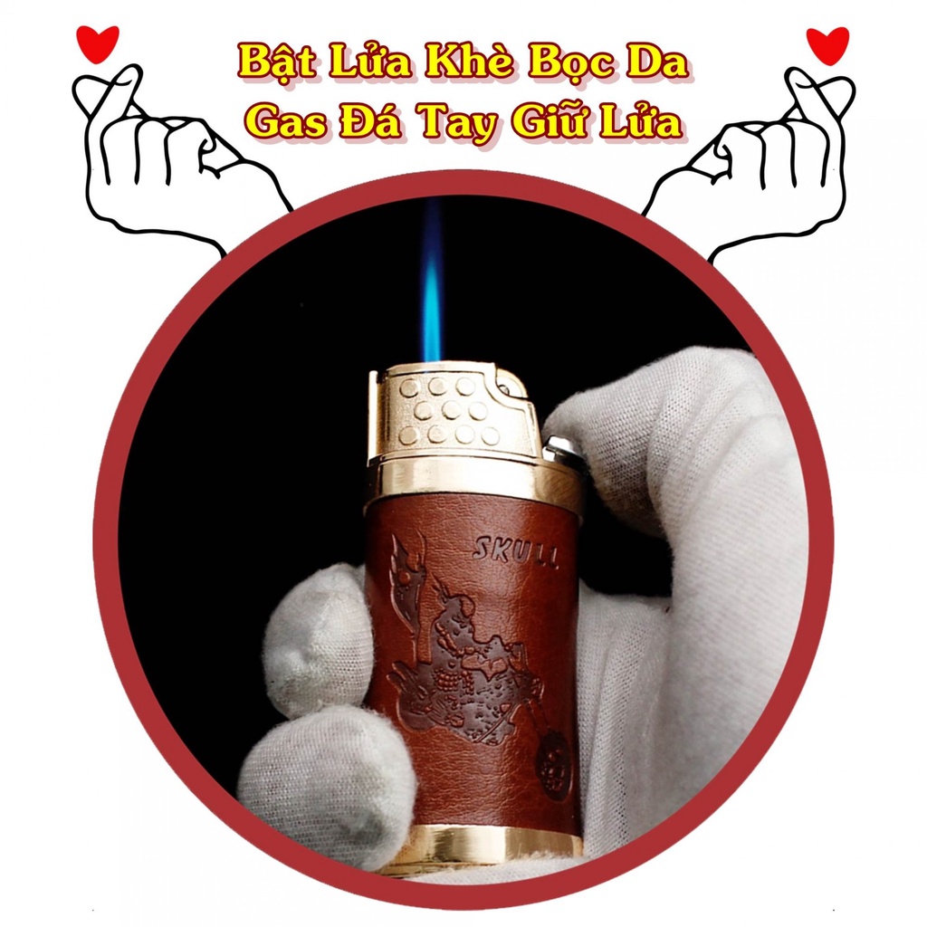 Bật 𝙇𝙪̛̉𝙖 đồng nguyên khối ĐỘC LẠ Lữaa khè mẫu hình kim loại bọc da