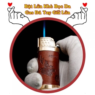 Bật 𝙇𝙪̛̉𝙖 khè bọc da g.a.s đá giữ lửa ( có hộp )