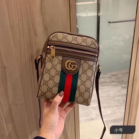 Túi đeo ☀ Túi mini Ophidia da bò 15x18x6 fullbox [ Dota ]