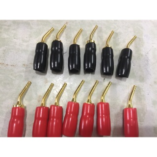 Đầu cắm jack mỏ chim đỏ đen