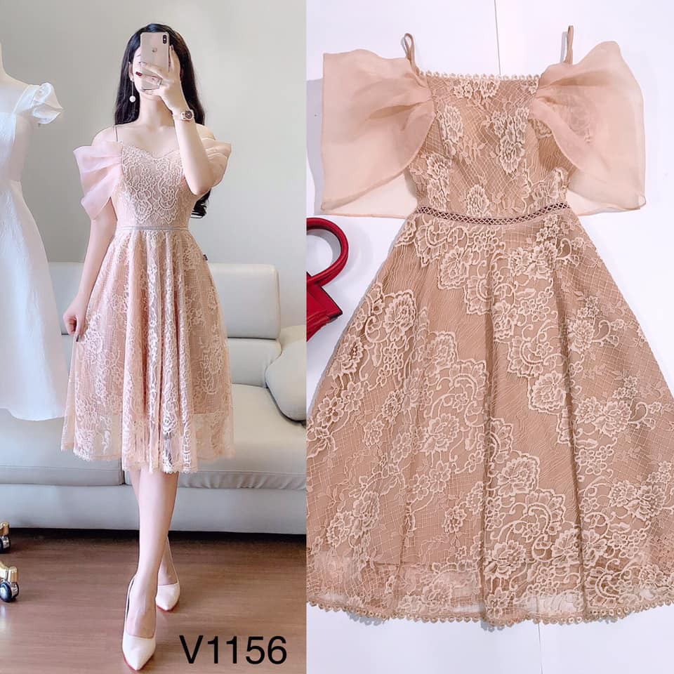 [ xả kho ] MiD Váy Ren be V1156 hàng thiết kế Mie Design kèm ảnh thật