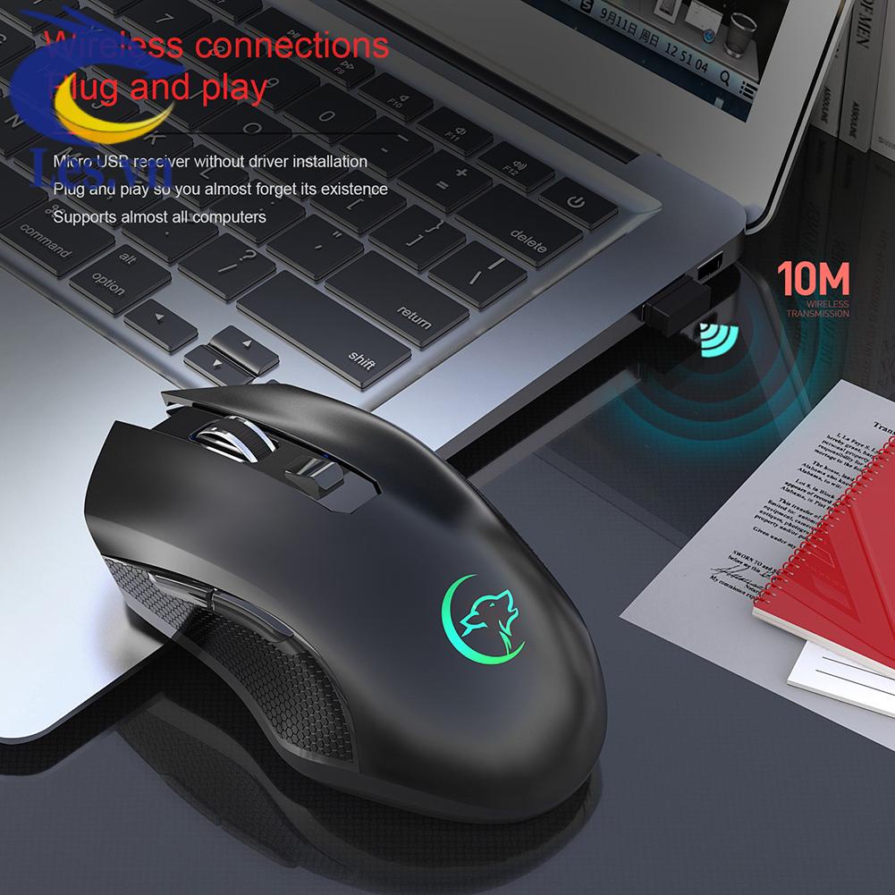 Chuột Không Dây G851 2.4G 2400DPI Có Thể Sạc Lại