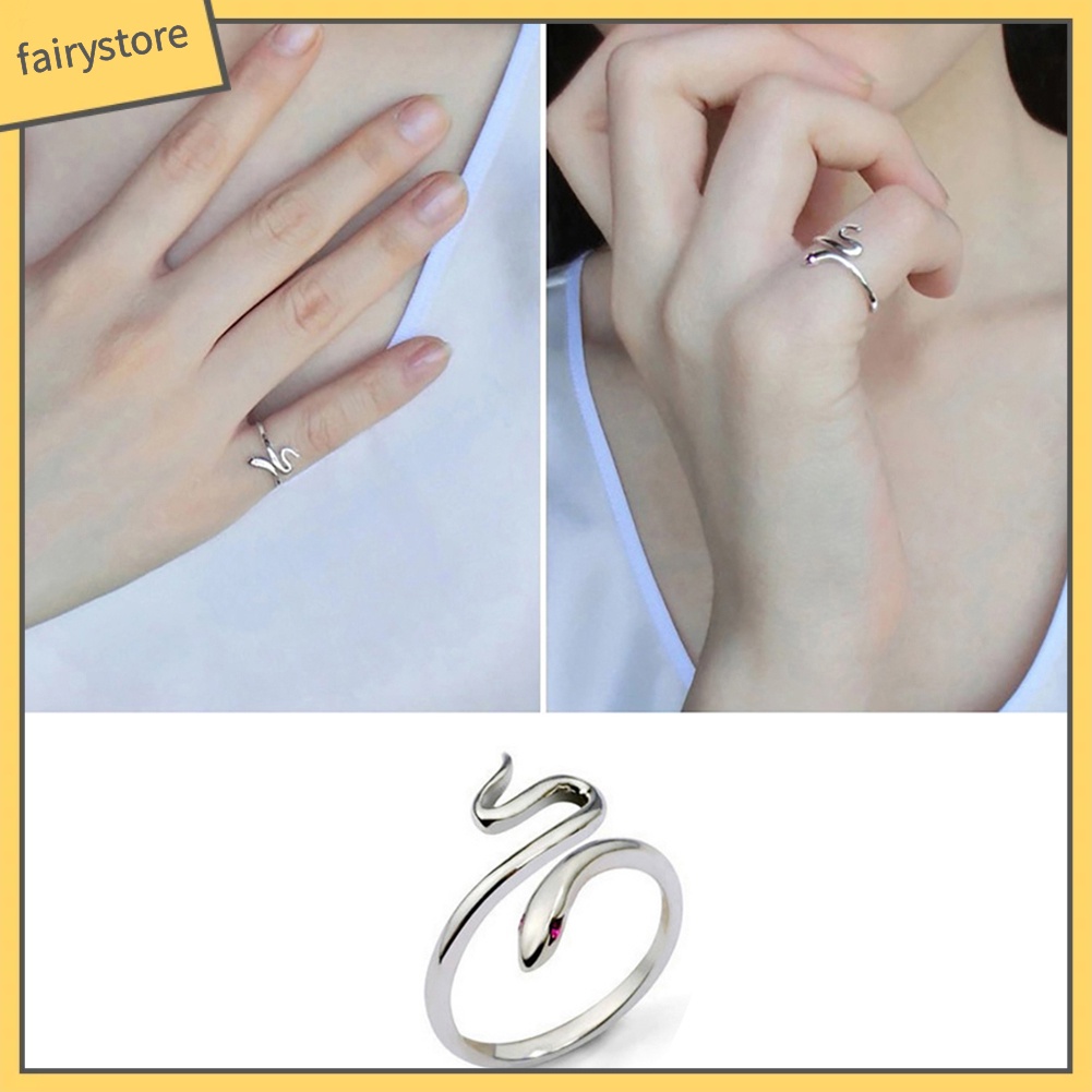 Nhẫn Hở Hình Rắn Thời Trang Cho Nữ